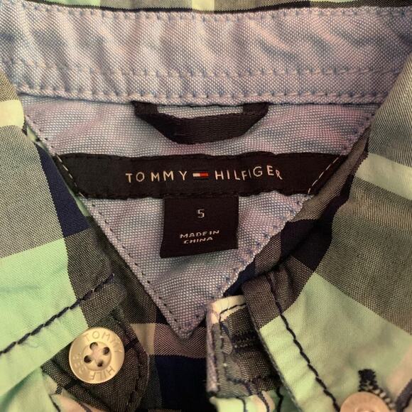 TOMMY HILFIGER Boy’s Casual Button Down Long Sleeve Shirt / Size: 5 - Picture 3 of 10